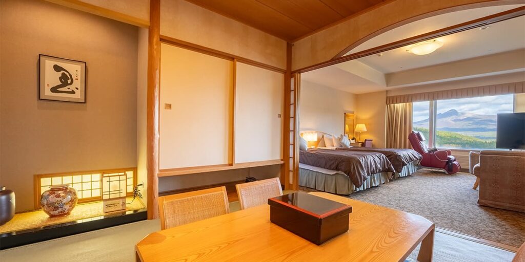 北海道泳池+溫泉住宿
LiVEMAX RESORT Greenpia Onuma
特別客房